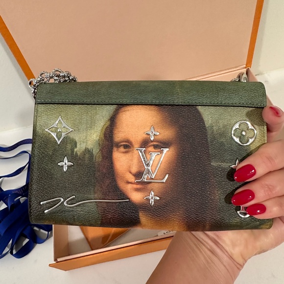 Ultra Rare Louis Vuitton Jeff Koons Mona Lisa wallet on chain nwt - Picture 12 of 17